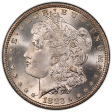 Load image into Gallery viewer, 1883-CC $1 Morgan Dollar PCGS MS65 Stunning Blast White Lustrous Gem Nice Strike