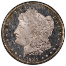 Load image into Gallery viewer, 1884-CC $1 Morgan Dollar PCGS MS65 DMPL -- Bright Frosty Deep Mirror Cameo Gem