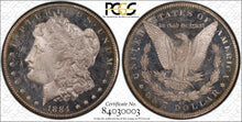 Load image into Gallery viewer, 1884-CC $1 Morgan Dollar PCGS MS65 DMPL -- Bright Frosty Deep Mirror Cameo Gem