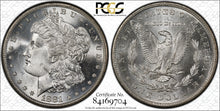 Load image into Gallery viewer, 1881-S $1 Morgan Dollar PCGS MS65+ Incredible Flashy Blast White w/ Clean Cheek