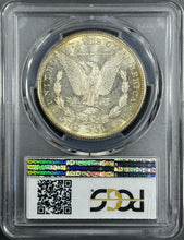 Load image into Gallery viewer, 1881-S $1 Morgan Dollar PCGS MS65 -- Bright Gem w/ Green, Blue and Gold Toning