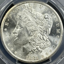 Load image into Gallery viewer, 1881-S $1 Morgan Dollar PCGS MS65 Amazing Blast White Lustrous Gem Nice Strike!