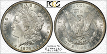 Load image into Gallery viewer, 1879-P $1 Morgan Dollar PCGS MS65+ White Gem Great Strike Nice Cheek