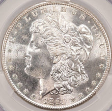 Load image into Gallery viewer, 1881-S $1 Morgan Dollar CACG MS65 Superb Lustrous White Gem w/ Great Strike!