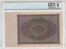 Load image into Gallery viewer, Germany 1923 100,000 Mark P83a - PCGS Choice UNC 66 - Exceptional High Grade