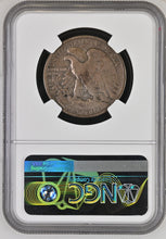 Load image into Gallery viewer, 1921-D 50C Walking Liberty NGC VF 25 - Nice Evenly Circulated Chocolate Toning