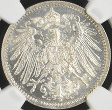 Load image into Gallery viewer, Germany 1904-G 1 Mark NGC MS 66 -- Blast White Gem Flashy Reflective Fields