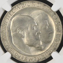 Load image into Gallery viewer, Germany 1911-F 3 Mark Wurttemberg Anniversary NGC MS 65 - Bright Lustrous Gem