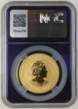 Load image into Gallery viewer, 2024 Australia 50¢ Year Of The Dragon - 1/2 oz Silver - Gilt -- NGC MS69 - EB840