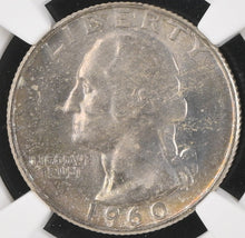 Load image into Gallery viewer, 1960-D 25C Washington Quarter NGC MS67 - Gem w/ Light Orange & Yellow Toning