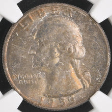 Load image into Gallery viewer, 1955-P 25C Washington Quarter NGC MS67 - Outstanding Gem w/ Golden Orange Toning