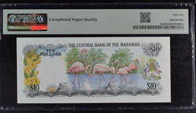 Load image into Gallery viewer, Bahamas 1974 $10 P38a PMG Gem Uncirculated 66 EPQ - Outstanding High Grade Note