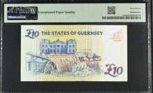 Load image into Gallery viewer, Guernsey 1995 £10 P34b British Administration -- PMG Superb Gem UNC 67 EPQ