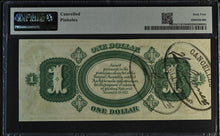 Load image into Gallery viewer, South Carolina Columbia 1873 $1 CR.13 PMG 64 Choice Uncirculated