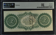 Load image into Gallery viewer, South Carolina Columbia 1873 $2 CR.14 PMG 58 Choice Uncirculated