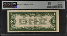Load image into Gallery viewer, 1928A $1 Silver Certificate Fr#1601 Binary Serial -- PMG 65 EPQ Gem Unc