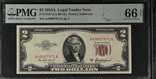 Load image into Gallery viewer, 1953A $2 Legal Tender Fr#1510 - PMG 66 EPQ Gem Unc