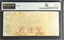 Load image into Gallery viewer, 1850-60s $10 Charleston Bank of the State of South Carolina SC40G34b - PMG 53 AU