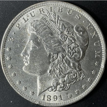 Load image into Gallery viewer, 1891-CC $1 Morgan Dollar Raw - Uncirculated - See Pictures