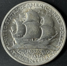 Load image into Gallery viewer, 1936 50¢ Long Island Commemorative Half Dollar Raw - UNC - See Pictures