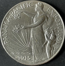 Load image into Gallery viewer, 1915-S 50¢ Panama Pacific Commemorative Half Dollar Raw - UNC - See Pictures