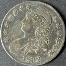 Load image into Gallery viewer, 1832 50¢ Capped Bust Half Dollar Raw - XF - See Pictures