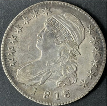 Load image into Gallery viewer, 1818/7 50¢ Capped Bust Half Dollar Sm8 Raw - AU - See Pictures
