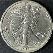 Load image into Gallery viewer, 1916-P 50¢ Walking Liberty Half Dollar Raw - Uncirculated - See Pictures