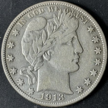 Load image into Gallery viewer, 1913-D 50¢ Barber Half Dollar Raw - VF - See Pictures