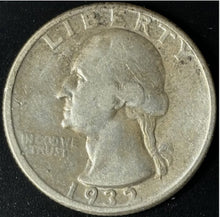 Load image into Gallery viewer, 1932-D 25¢ Washington Quarter Raw - Fine - See Pictures
