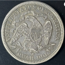 Load image into Gallery viewer, 1877-S 25¢ Seated Liberty Quarter Raw - XF - See Pictures
