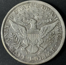 Load image into Gallery viewer, 1897 50¢ Barber Half Dollar Raw - XF - See Pictures