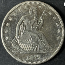 Load image into Gallery viewer, 1877-CC 50¢ Seated Liberty Half Dollar Raw - UNC - See Pictures