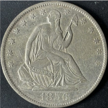 Load image into Gallery viewer, 1856-O 50¢ Seated Liberty Half Dollar Raw - AU - See Pictures