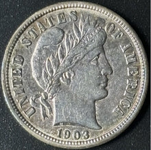 Load image into Gallery viewer, 1906-P 10¢ Barber Dime Raw - Uncirculated - See Pictures