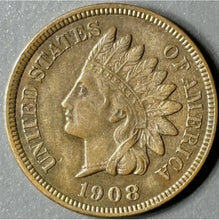 Load image into Gallery viewer, 1908-S 1¢ Indian Head Cent Raw - AU - See Pictures