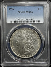 Load image into Gallery viewer, 1903-P $1 Morgan Dollar PCGS MS66 - Blast White Lustrous Gem