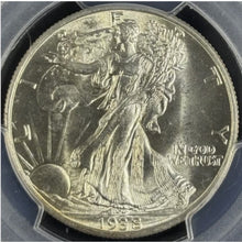 Load image into Gallery viewer, 1938-P 50C Walking Liberty PCGS MS65 - Lustrous White Gem