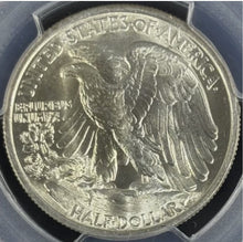 Load image into Gallery viewer, 1938-P 50C Walking Liberty PCGS MS65 - Lustrous White Gem