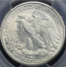 Load image into Gallery viewer, 1945-D 50C Walking Liberty PCGS MS66 - Lustrous Bright Gem