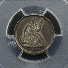 Load image into Gallery viewer, 1837 H10C Seated Liberty Half Dime No Stars Large Date - PCGS MS62 CAC - WOW!
