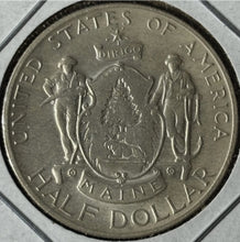 Load image into Gallery viewer, 1920 50¢ Maine Centennial Commemorative Half Dollar - Raw AU/UNC - See Pictures