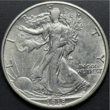 Load image into Gallery viewer, 1918-S 50C Walking Liberty Half - Raw High AU - See Pictures