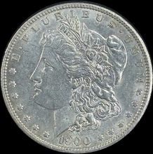 Load image into Gallery viewer, 1900-P $1 Morgan Dollar - Raw AU - See Pictures