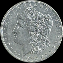 Load image into Gallery viewer, 1902-P $1 Morgan Dollar - Raw AU - See Pictures