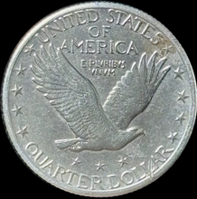 Load image into Gallery viewer, 1917-S 50C Standing Liberty Quarter Type 1 - Raw High Grade UNC - See Pictures