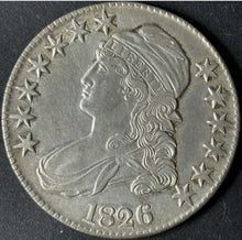 Load image into Gallery viewer, 1826 50¢ Capped Bust Half Dollar Raw - AU - See Pictures