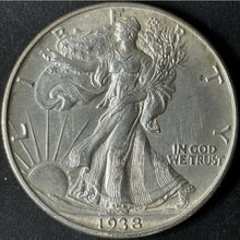 Load image into Gallery viewer, 1938-D 50¢ Walking Liberty Half Dollar Raw - UNC - See Pictures