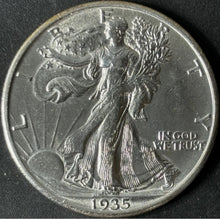Load image into Gallery viewer, 1935-S 50¢ Walking Liberty Half Dollar Raw - Uncirculated - See Pictures