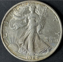 Load image into Gallery viewer, 1929-S 50¢ Walking Liberty Half Dollar Raw - AU - See Pictures